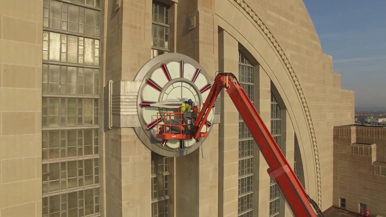 Cincinnati's Union Terminal Clock Restoration
