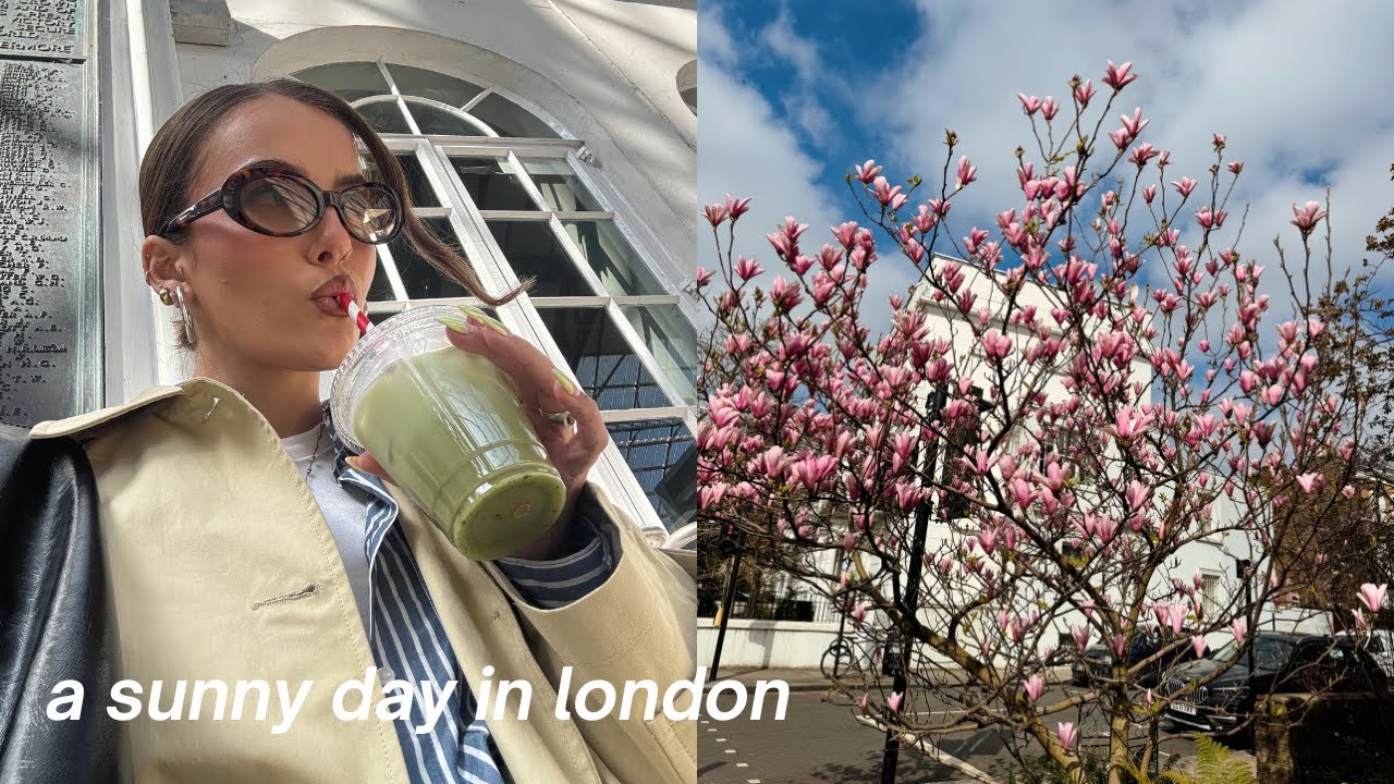 vlog: a sunny day in london ◡̈ design museum, new piercing + pilates