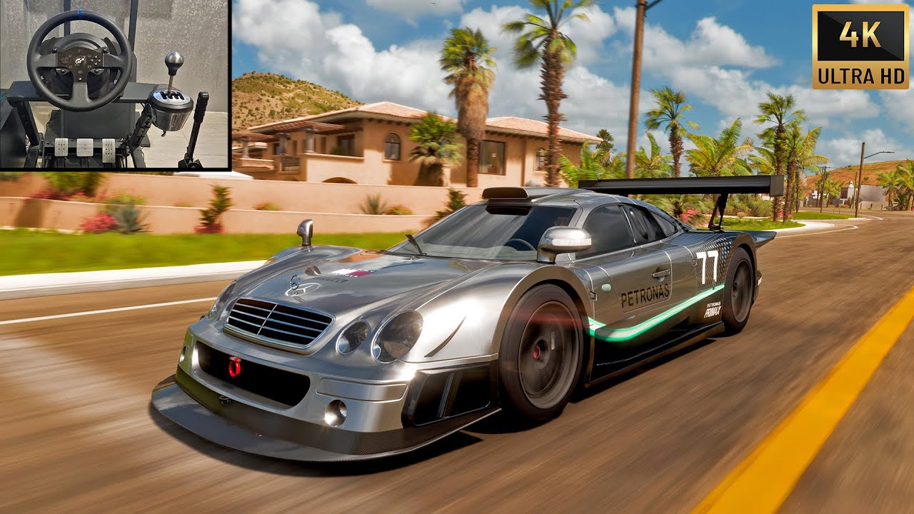 Mercedes Benz AMG CLK GTR - Forza Horizon 5 | Thrustmaster T300RS Gameplay