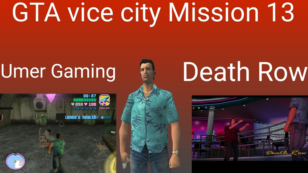 GTA Vice City Death Row Mission 13 | Lance Rescue Mission