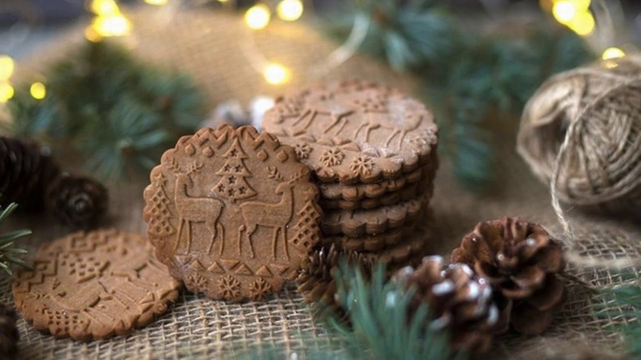 3D Christmas Embossing Rolling Pin Baking