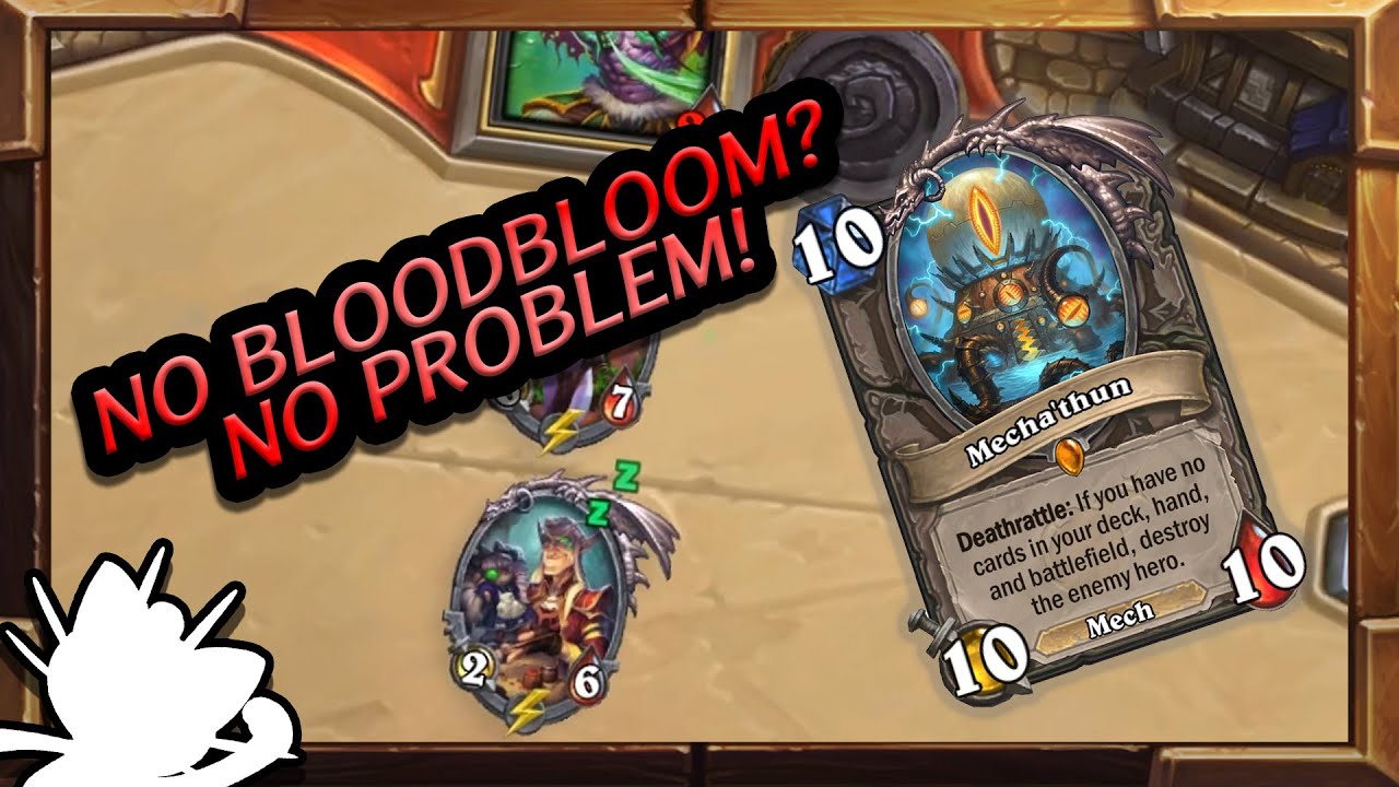 Turn 8 OTK Potential?! What Bloodbloom? | Mecha'Thun Warlock | Wild Hearthstone | Ashes of Outland