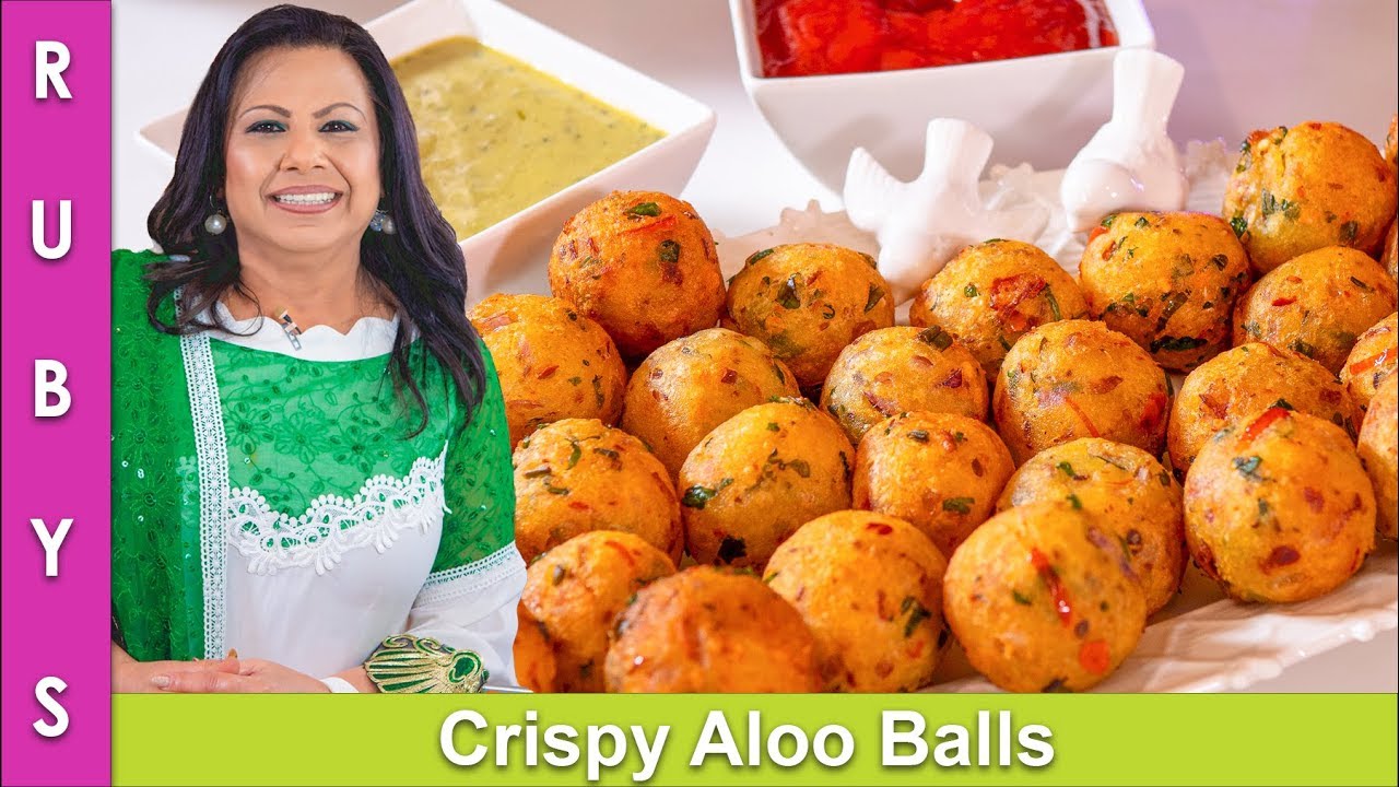 Crispy Potato Balls Crispy Aloo kay Balls Recipe in Urdu Hindi - RKK