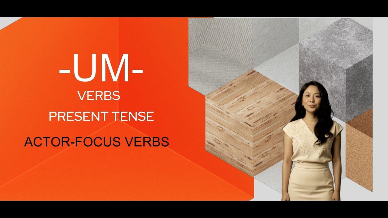 Tagalog:-UM- Verbs Present Tense- Formation Pattern