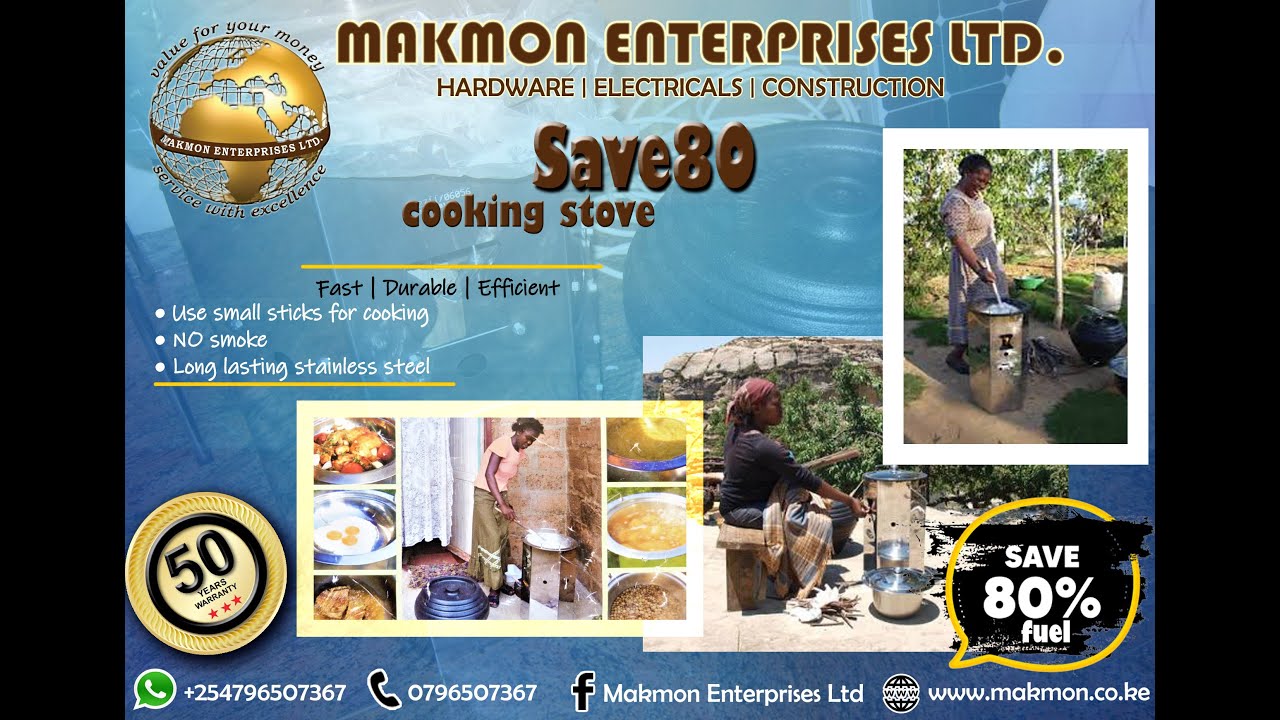 SAVE80 OUTDOOR COOKING STOVE - How to use the stove with small firewood sticks!