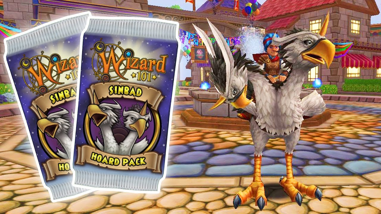 Wizard101: *NEW* Sinbad Hoard PACK! - 20k Crowns Opening