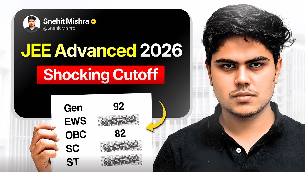 JEE advanced 2026 Results | Shocking Cutoff 💔 | Complete Analysis 
