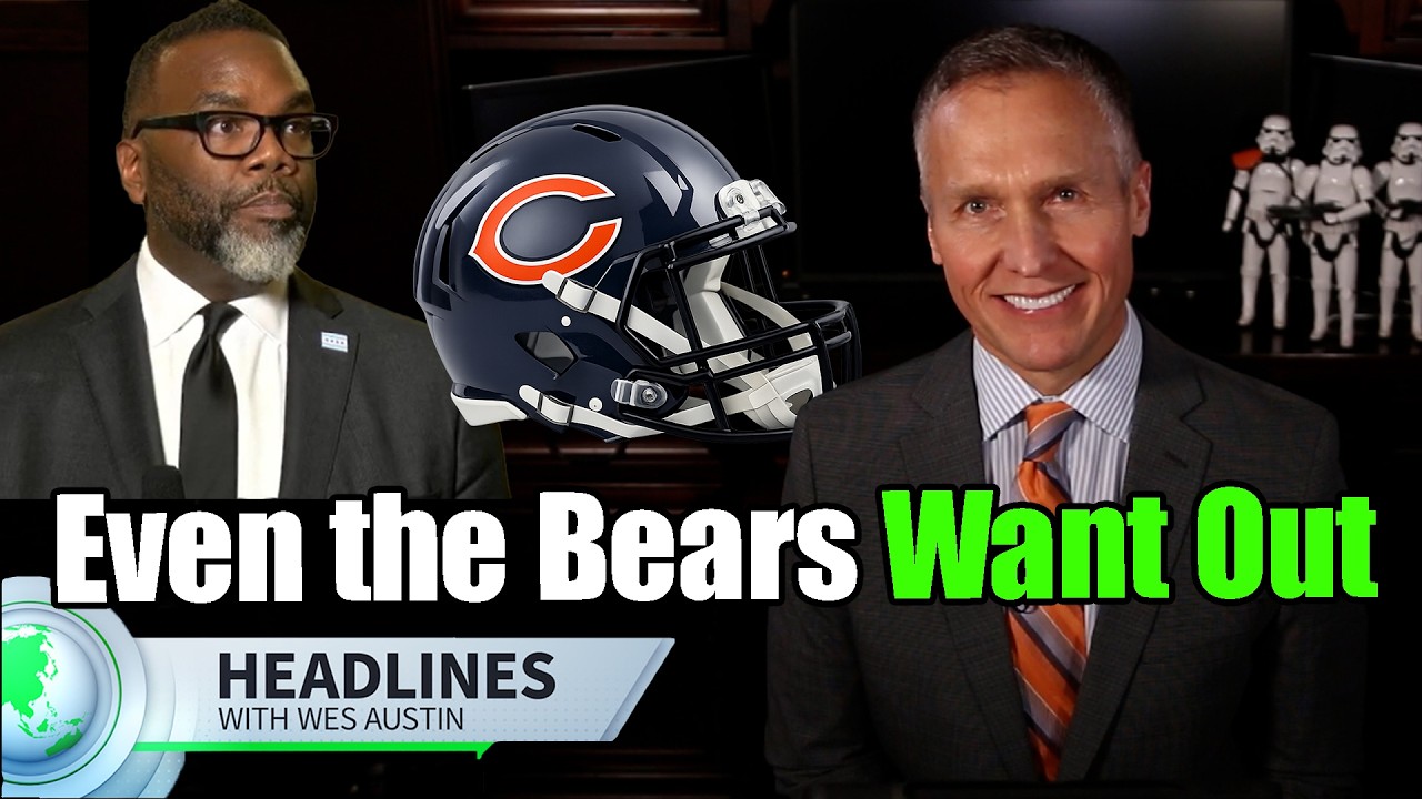 Are the Chicago Bears About to Leave Chicago? #chicago #chicagobears #brandonjohnson