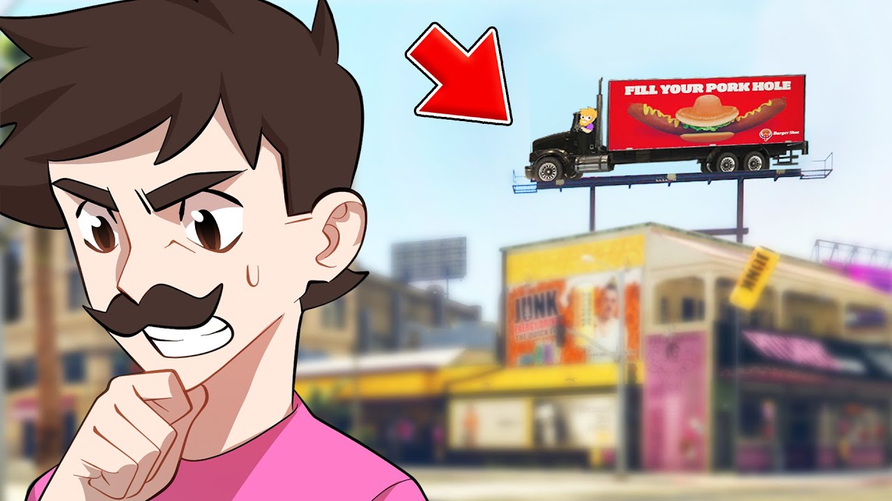 GTA 5 Hiding With Giant Cars in Plain Sight