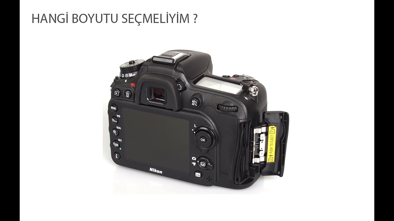 Fotoğraf çekim sorunlarını çözmek | Fotoğraf boyutunu belirlemek