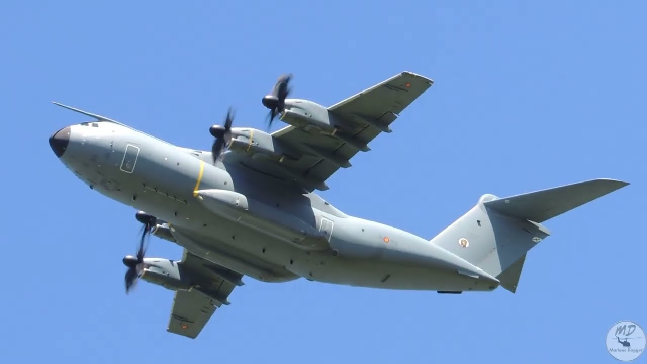 Airbus A400M del Ej&eacute;rcito del Aire operando en El Palomar 🇦🇷