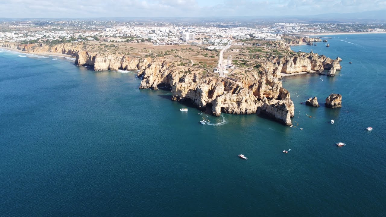 2025 Aug 28. Portugal, Lagos drone 4k