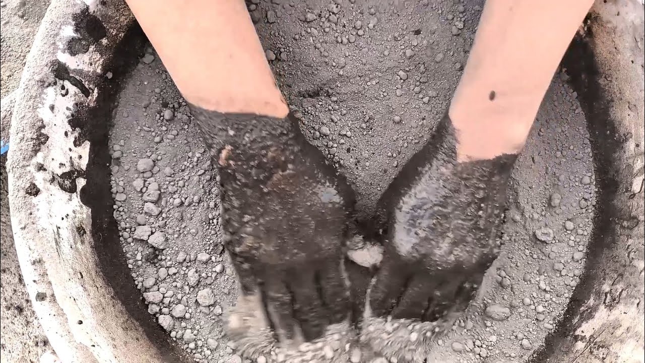 ASMR//satisfying Soft fluffy blocks crumble in water 💦