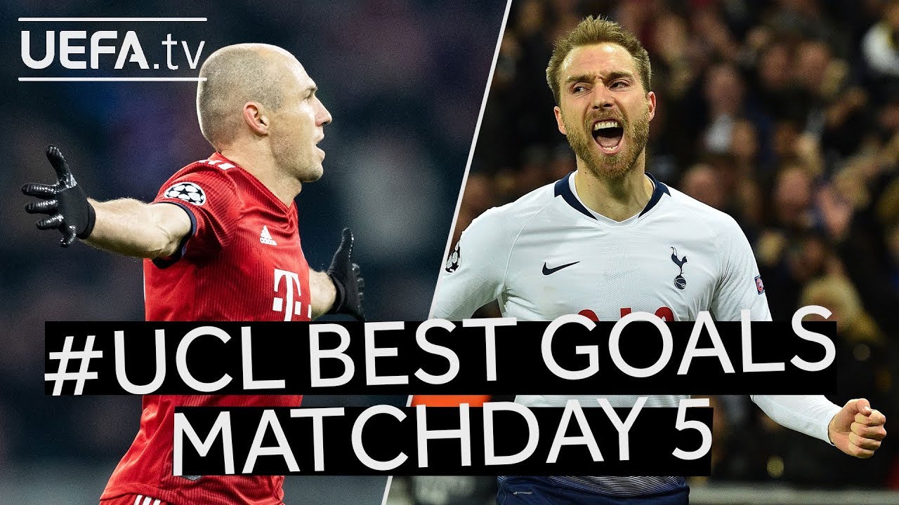 ROBBEN, ERIKSEN: #UCL BEST GOALS, Matchday 5