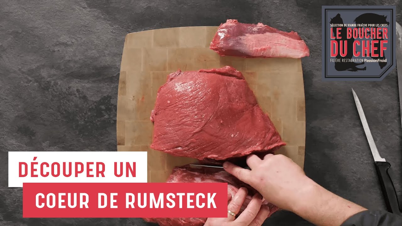 Découper un coeur de rumsteck