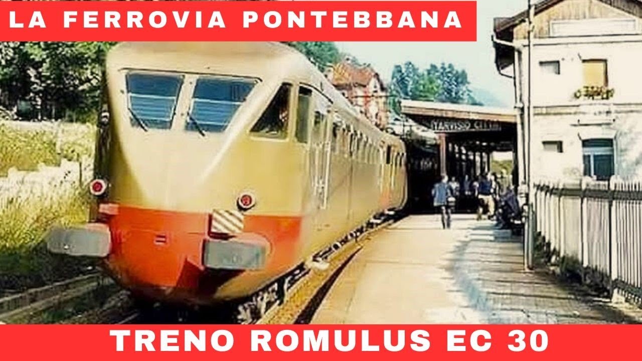 Storia della ferrovia Pontebbana Udine Tarvisio Villach cab ride treno Romulus EC 30 cab ride 1995