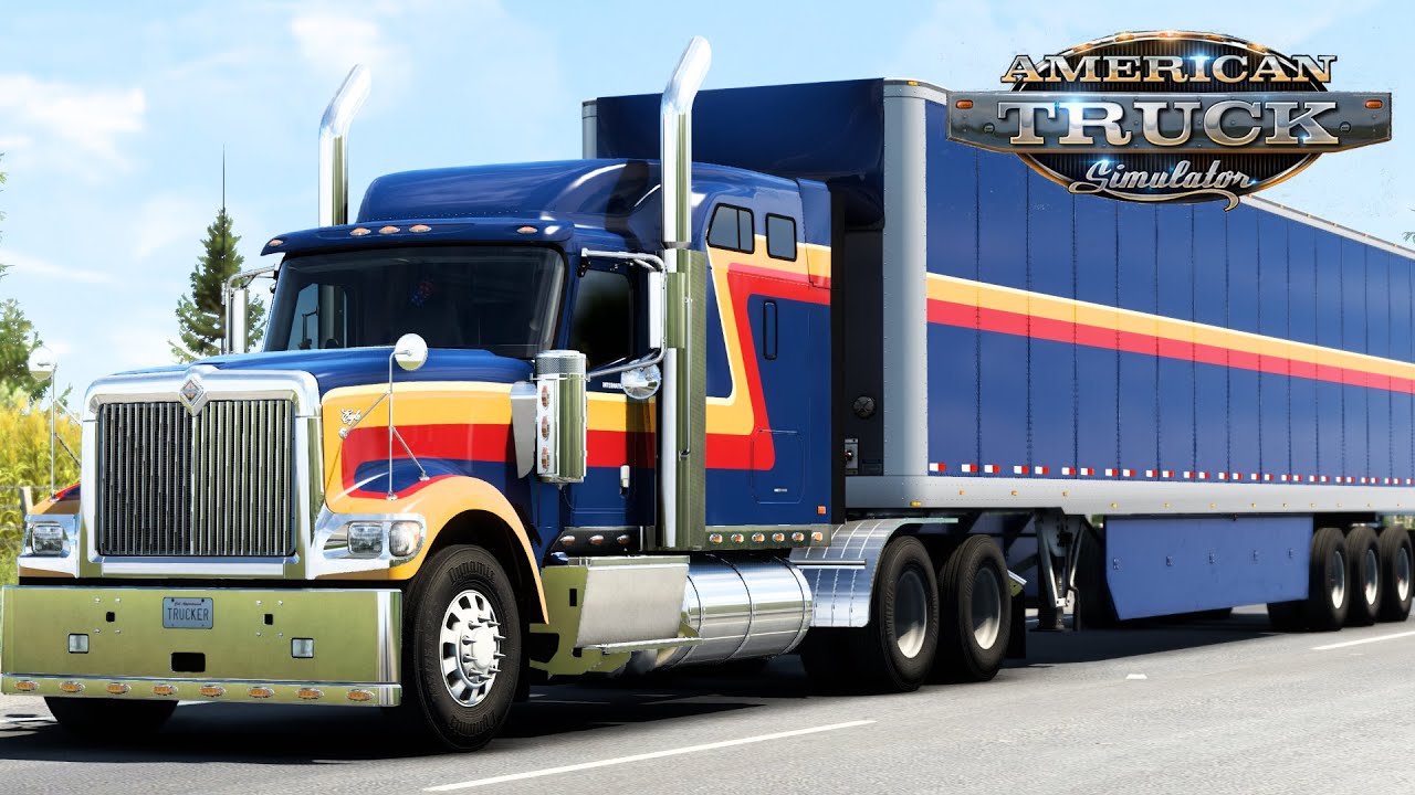 American Truck Simulator 1.43 | INTERNATIONAL 9900i | DLC Oregon