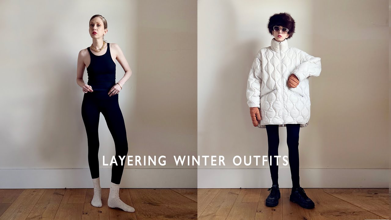 LAYERING WINTER OUTFITS // cold weather