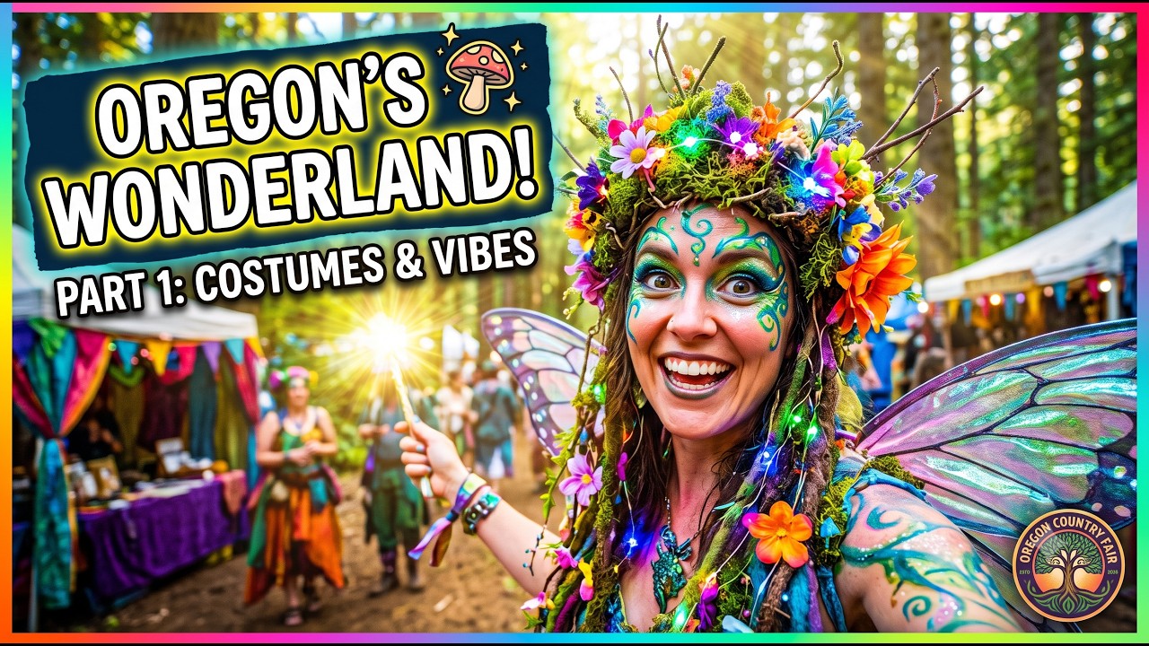Погружение в магию Oregon Country Fair (Часть 1: Костюмы и атмосфера)
