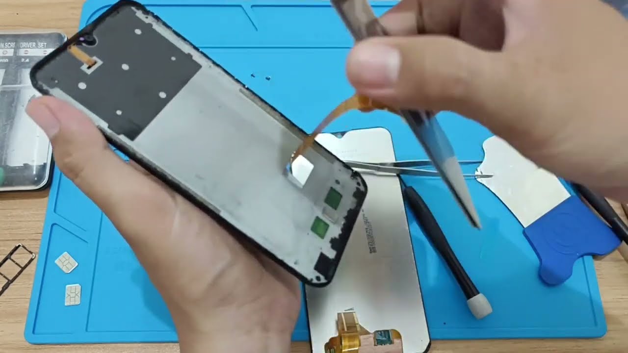 Tutorial Ganti LCD Vivo Y91C Dengan Alat Seadanya