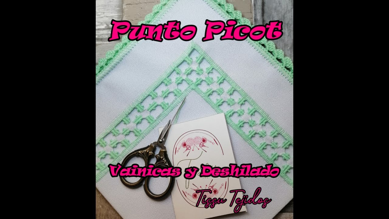 SERVILLETA PARA RECUERDOS/vainicas y deshilados⁨@TissuTejidos⁩