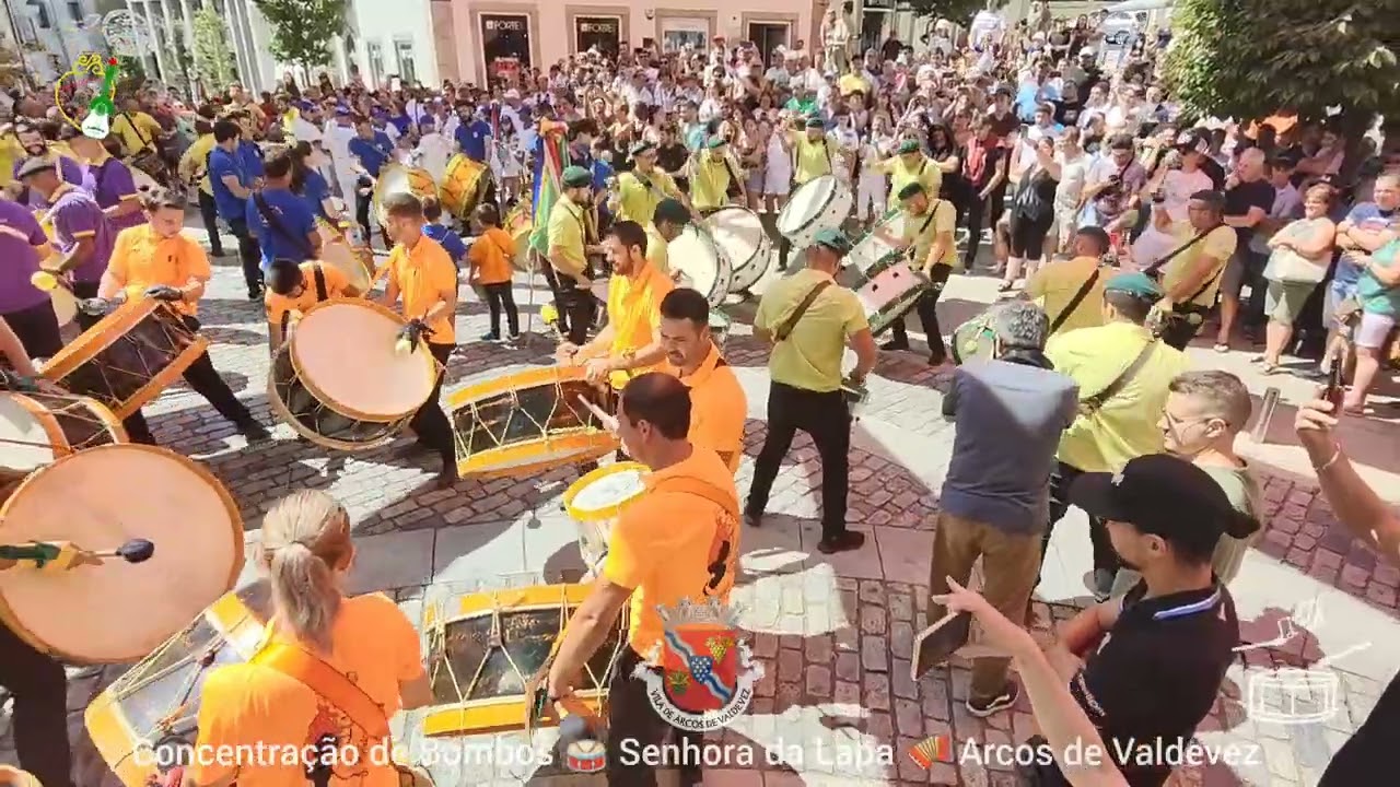 Concentração de Bombos 🥁 Senhora da Lapa 🪗 Arcos de Valdevez 🎉Festa e Folia 👉Os Malinos