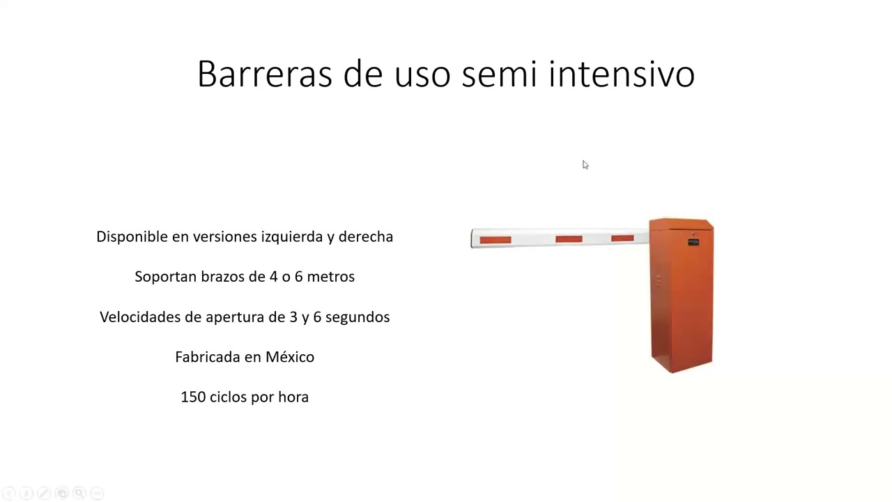 Control de estacionamientos con barreras AccessPRO
