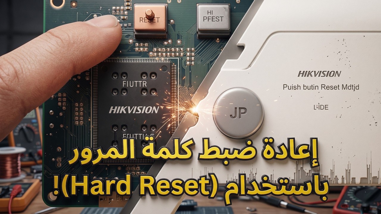 إعادة ضبط كلمة المرور في اجهزة Hikvision باستخدام طرق غير تقليدية  Hard Reset ! | دليل شامل 2025