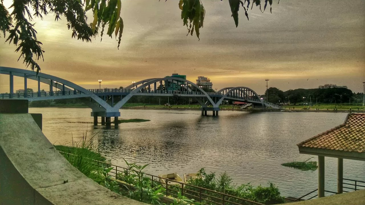 Aluva, beautiful city  near Kochi , Ernakulam district in Kerala, India