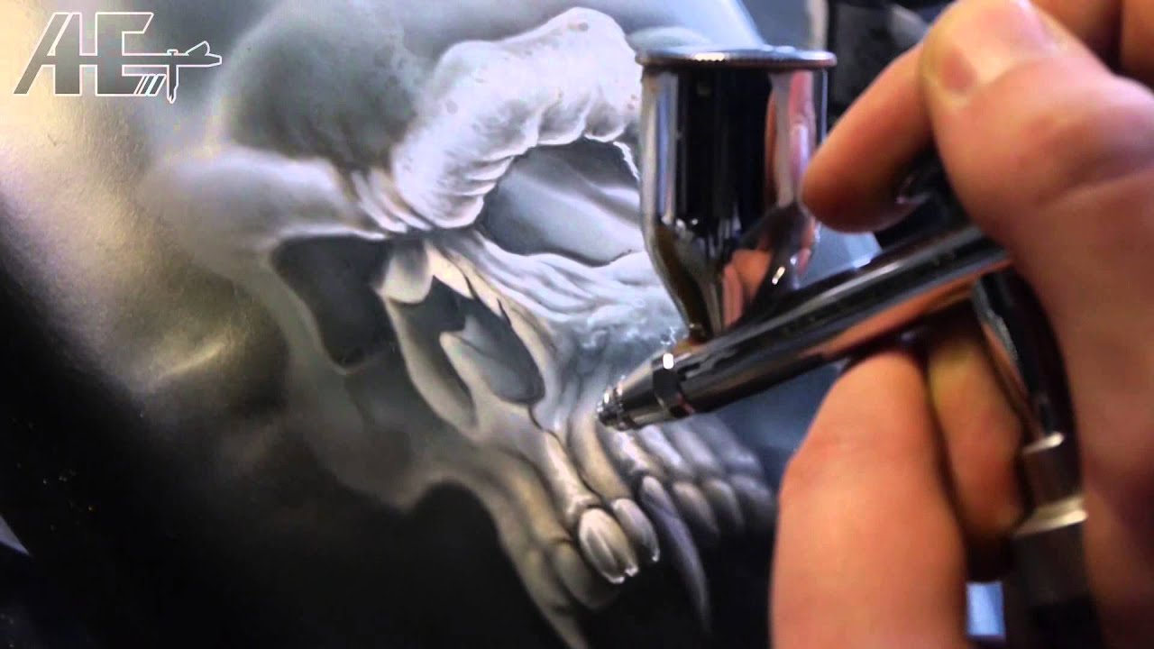 Airbrush Effects - Episode 22 Skull Teil 2 (Speedpainting)