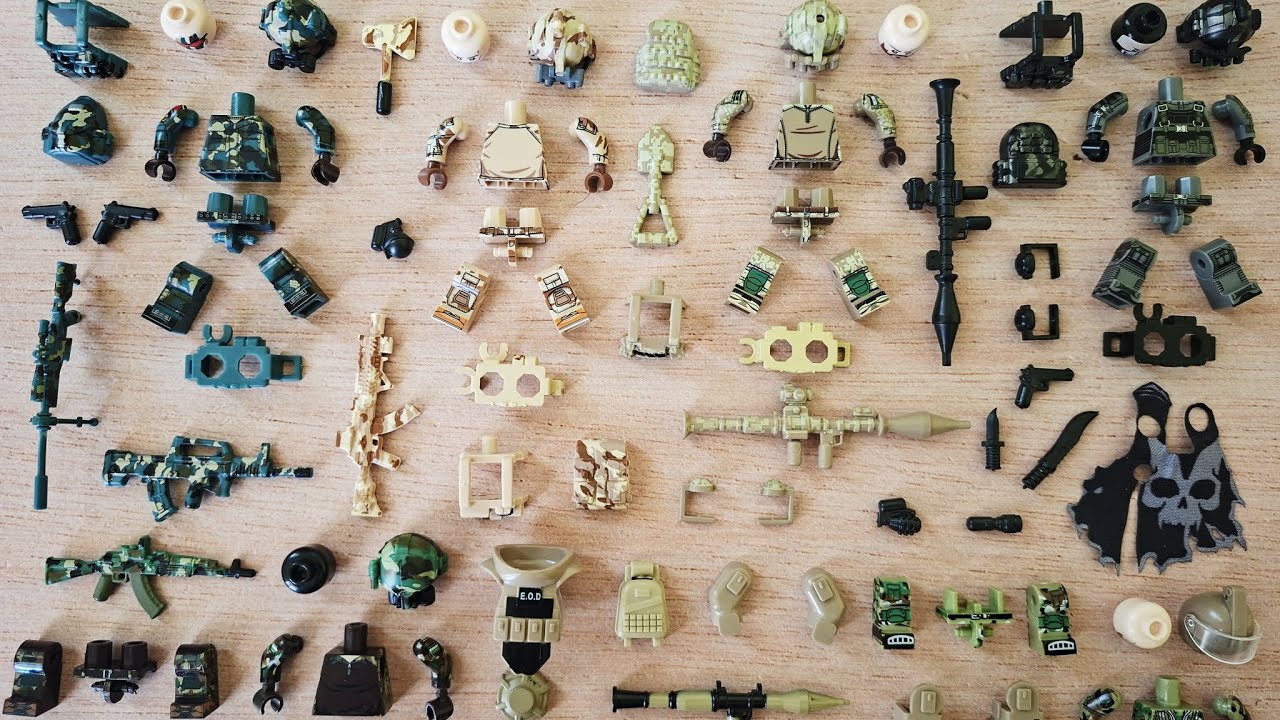 Lego strongest military army squads minifigure | KSK, EOD, SAS, Navy Seal, Delta force | unofficial