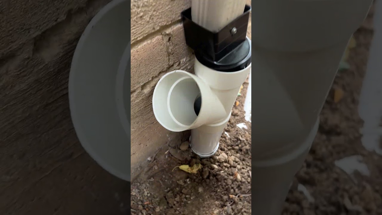 Downspout Drainage Solution