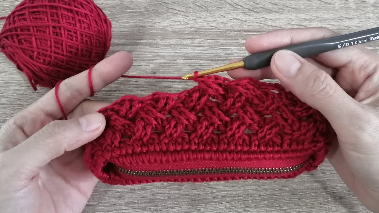 Super Easy Crochet Purse Bag With Zipper🔥🔥Celtic Weave Stitch🔥🔥🔥