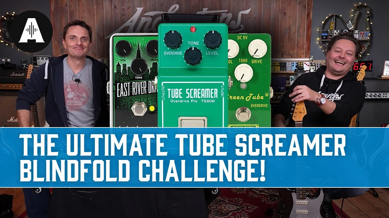 The Ultimate Tube Screamer Blindfold Challenge - 8 Pedals - £60 - £300 Shootout!