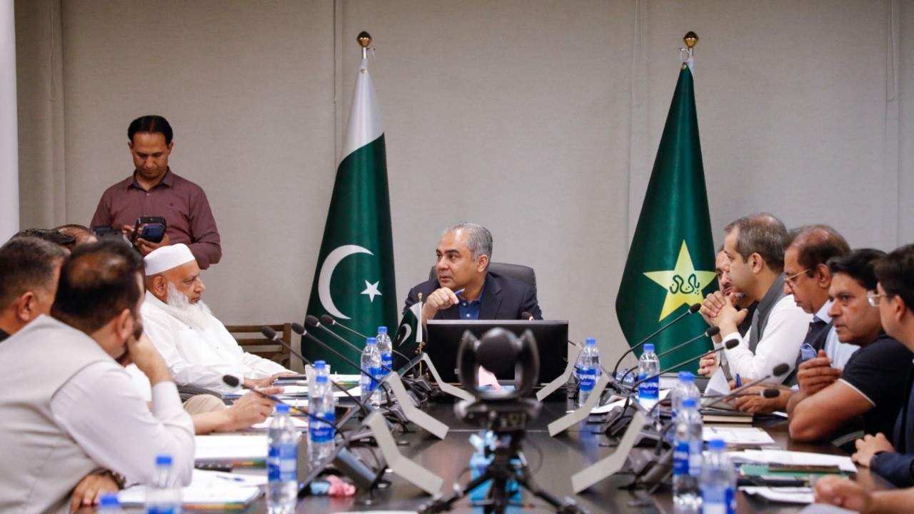 PCB Chairman Mohsin Naqvi heads 84th PCB Board of Governors meeting in Lahore