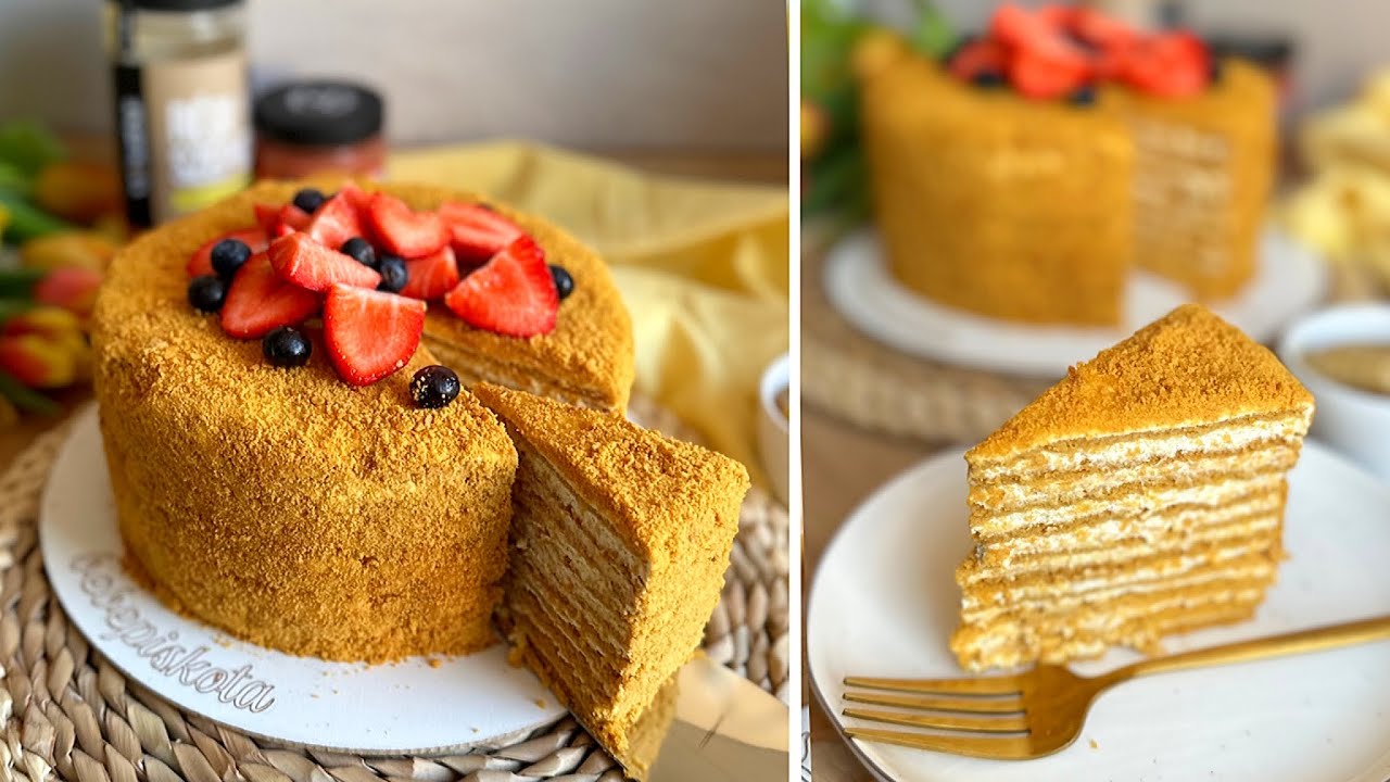 MEDOVIK🐻🍯 - a legfinomabb mézes torta!!! - BebePiskóta