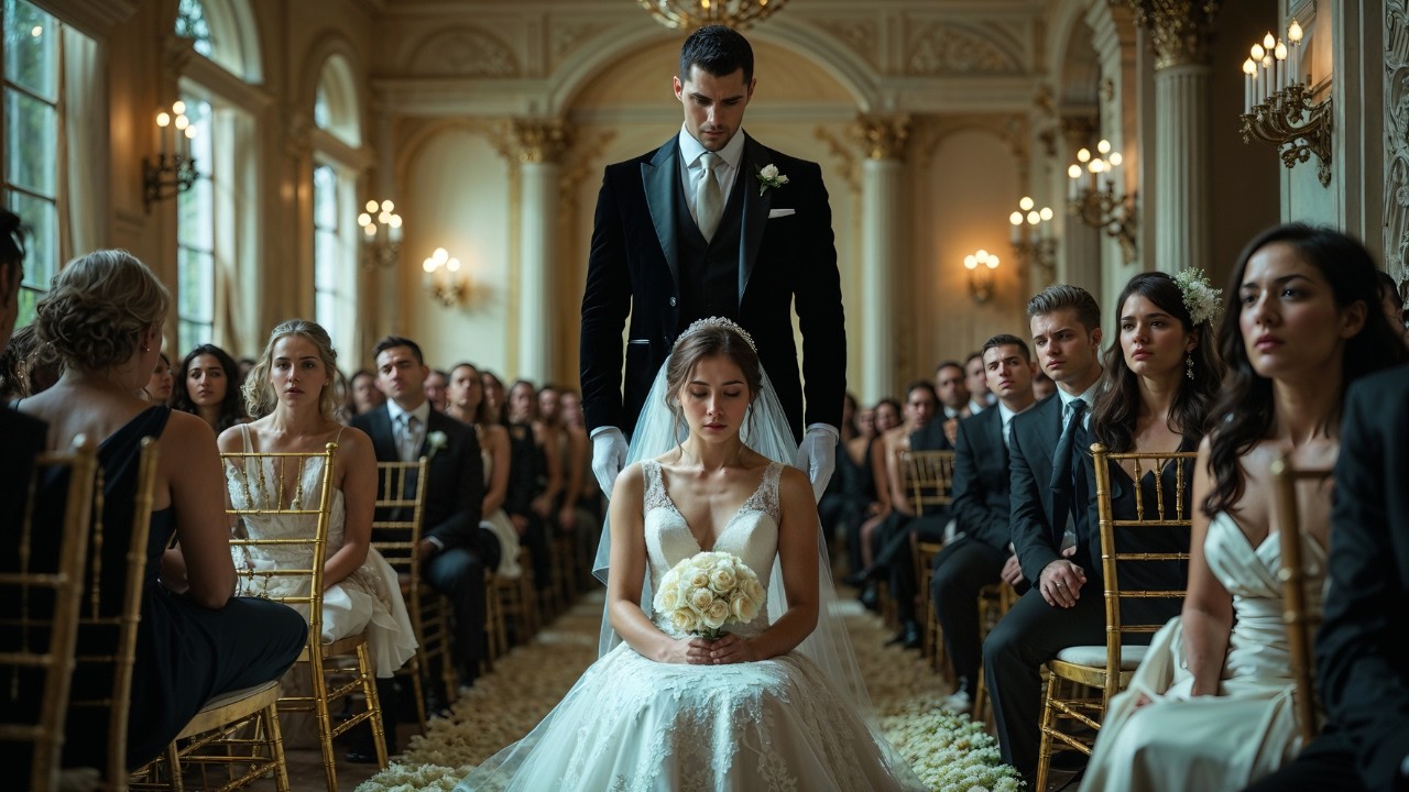 Groom Left Her Crying in Her Wedding Dress—Until Stranger in Black Said, She’ll Never Be Alone Again