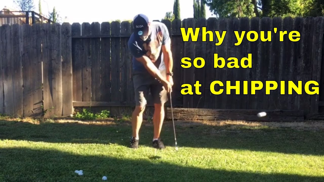 Why You Suck At Chipping.  [ It's a bunt! ]