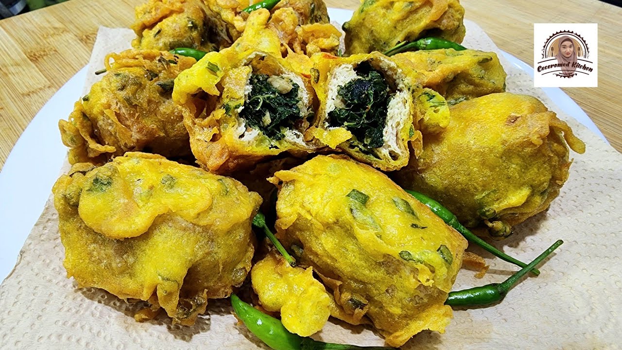 TAHU ISI DAUN SINGKONG AYAM, TAHU ISI TERDEBEST.