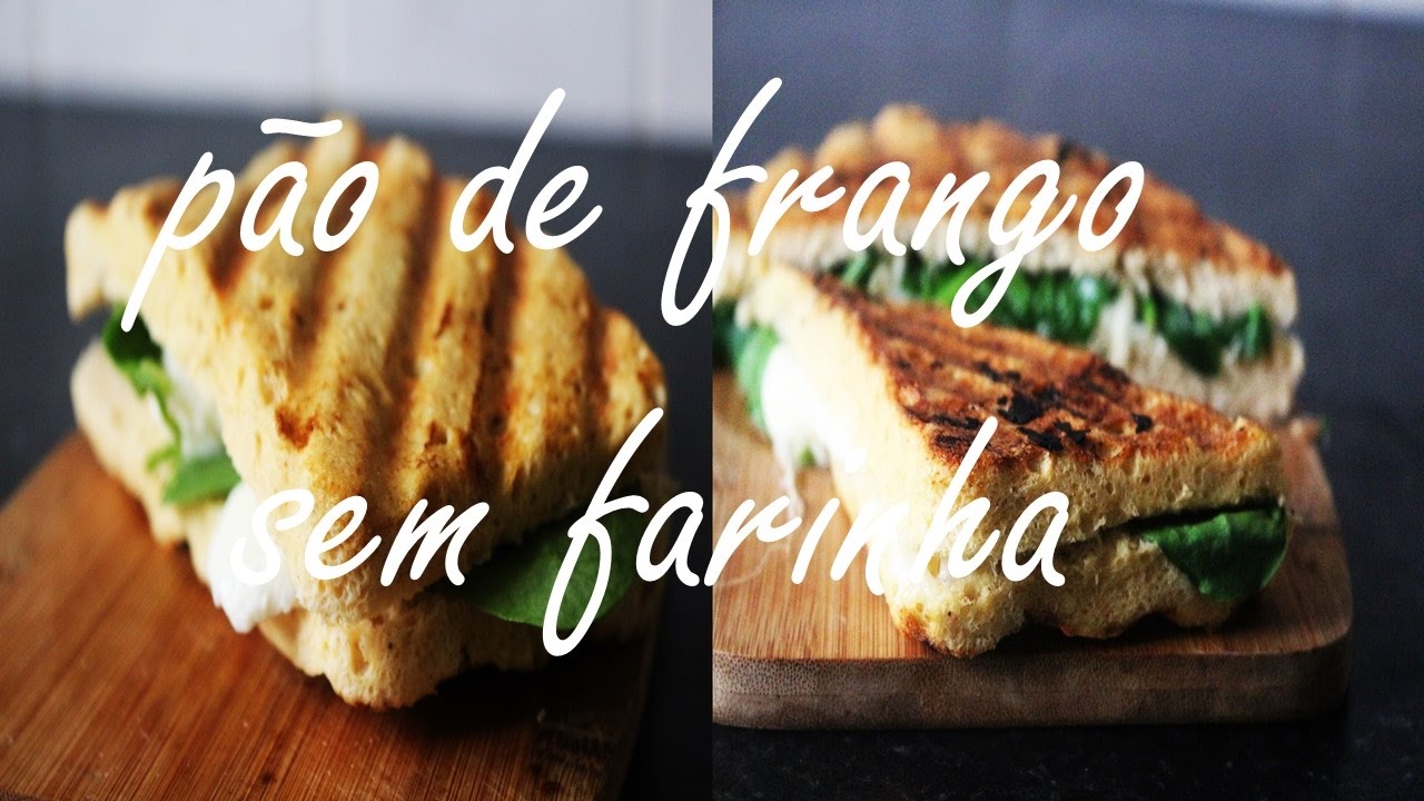 Pão De Frango SEM Farinha | Healthy Flourless Bread | Joanabbl 184