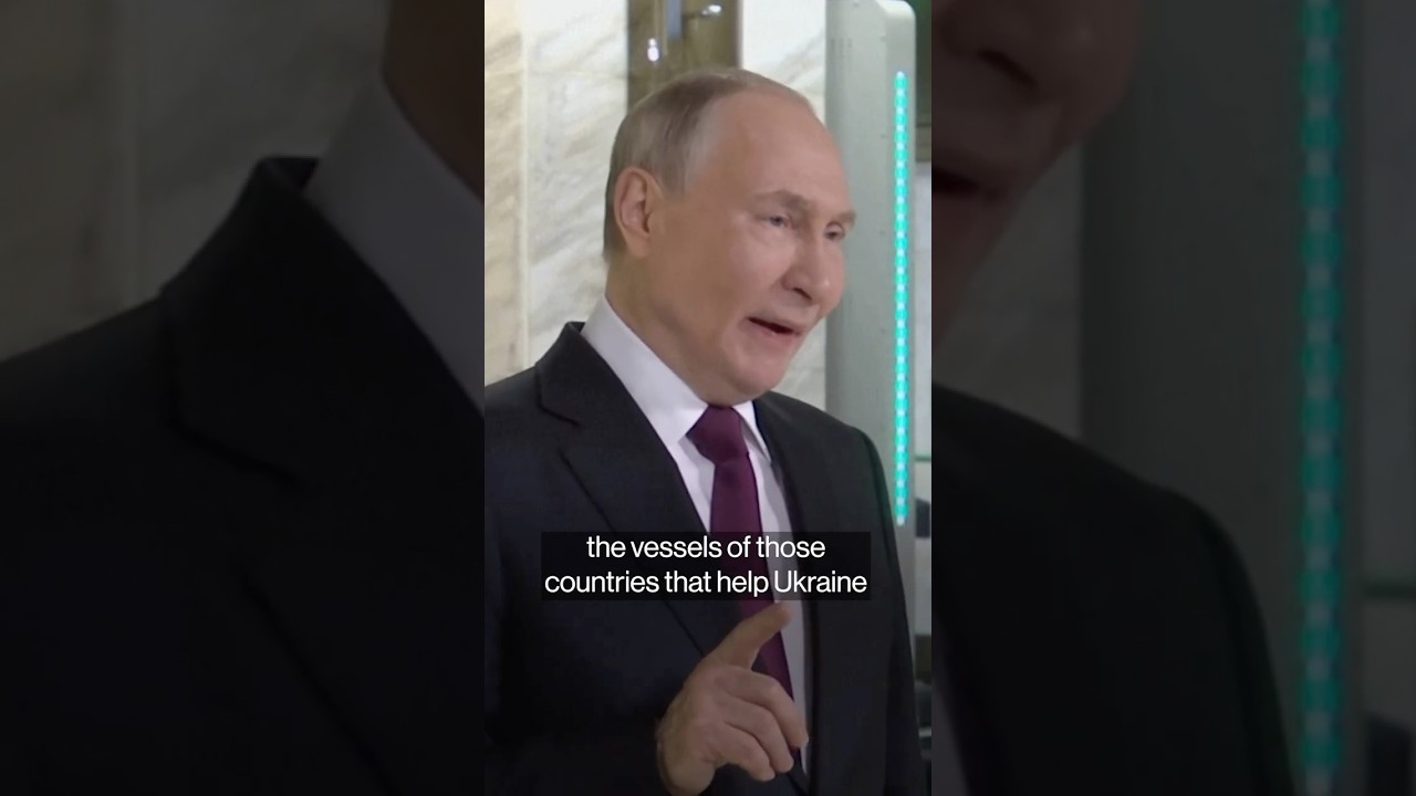 Putin Says Russia May Hit Ukraine Allies&rsquo; Ships If Attacks Last