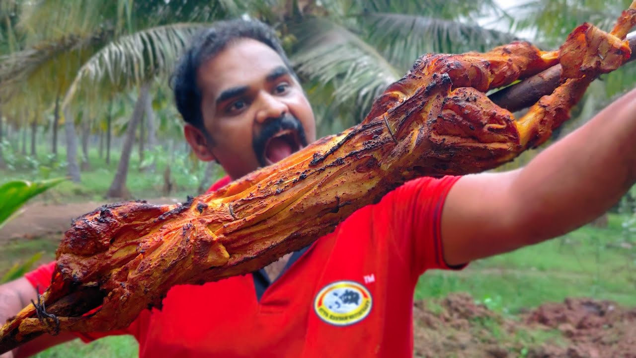 RABBIT TANDOORI | Muyal Sutta Kari | Muyal Tandoori Recice Cooking In Village | World Food Tube