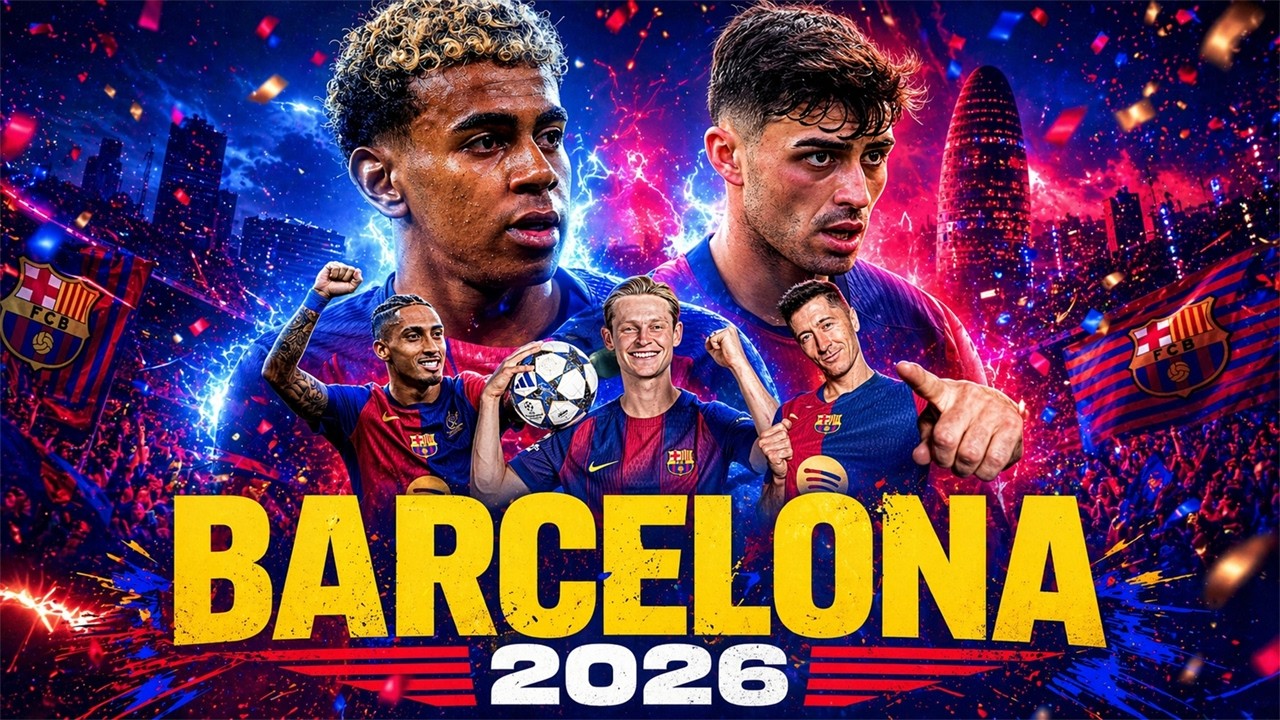BARCELONA SONG 🔥 UEFA CHAMPIONS LEAGUE 2026 | VISCA BAR&Ccedil;A ⚽