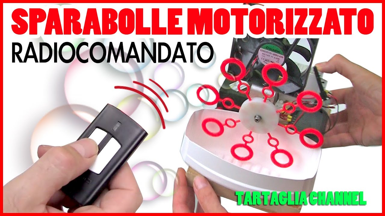 INCREDIBILE! uno spara bolle radiocomandato - Venite a vedere come si costruisce