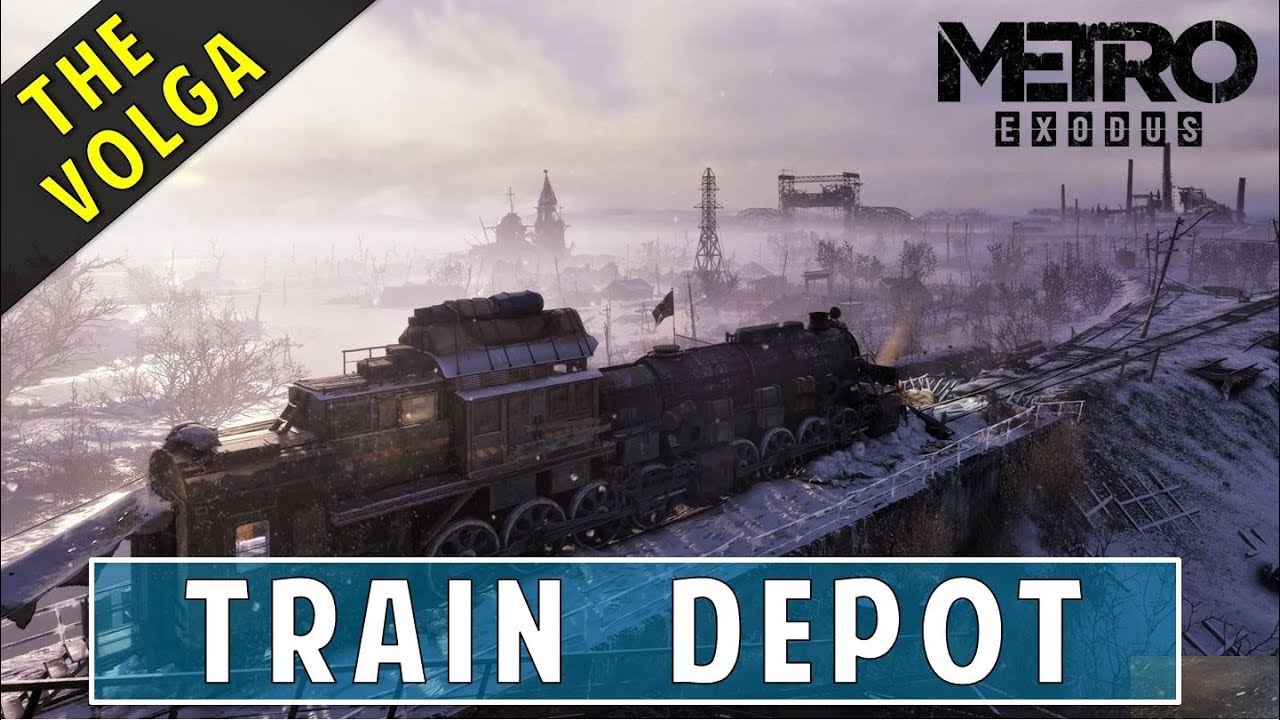 How to Tow the Passenger Car with Railcar | Train Depot | The Volga | Metro Exodus