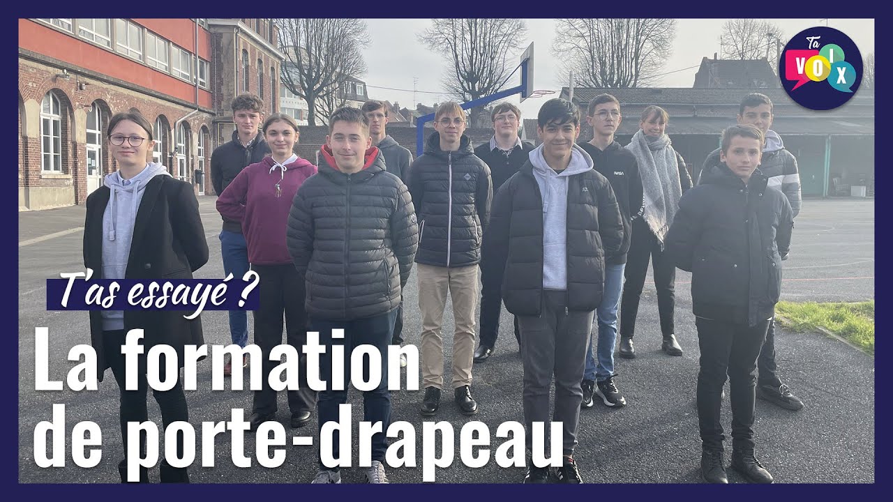 [T'AS ESSAYÉ ?] La formation de porte-drapeau 🇫🇷