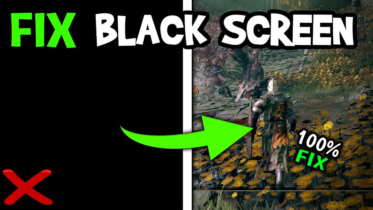 How To Fix Black Screen in Elden Ring (Easy Steps)
