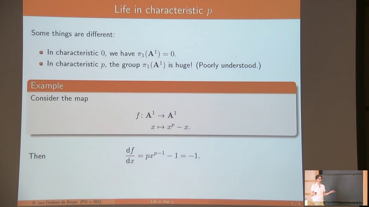 Life in characteristic p (and how to escape it) - Remy van Dobben de Bruyn