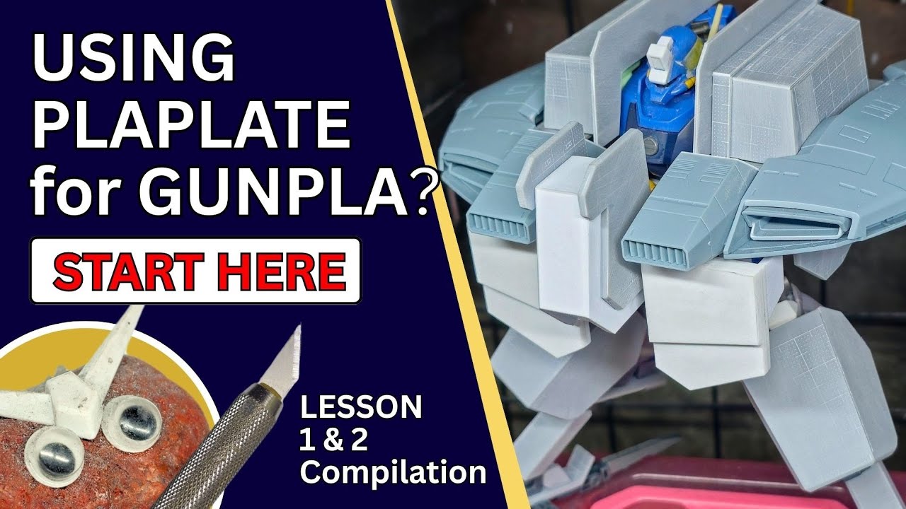 Ultimate PLA-PLATE / SCRATCH BUILDING  starter guide for 2026! ( Scratch Build Academy Lesson 1&2 )