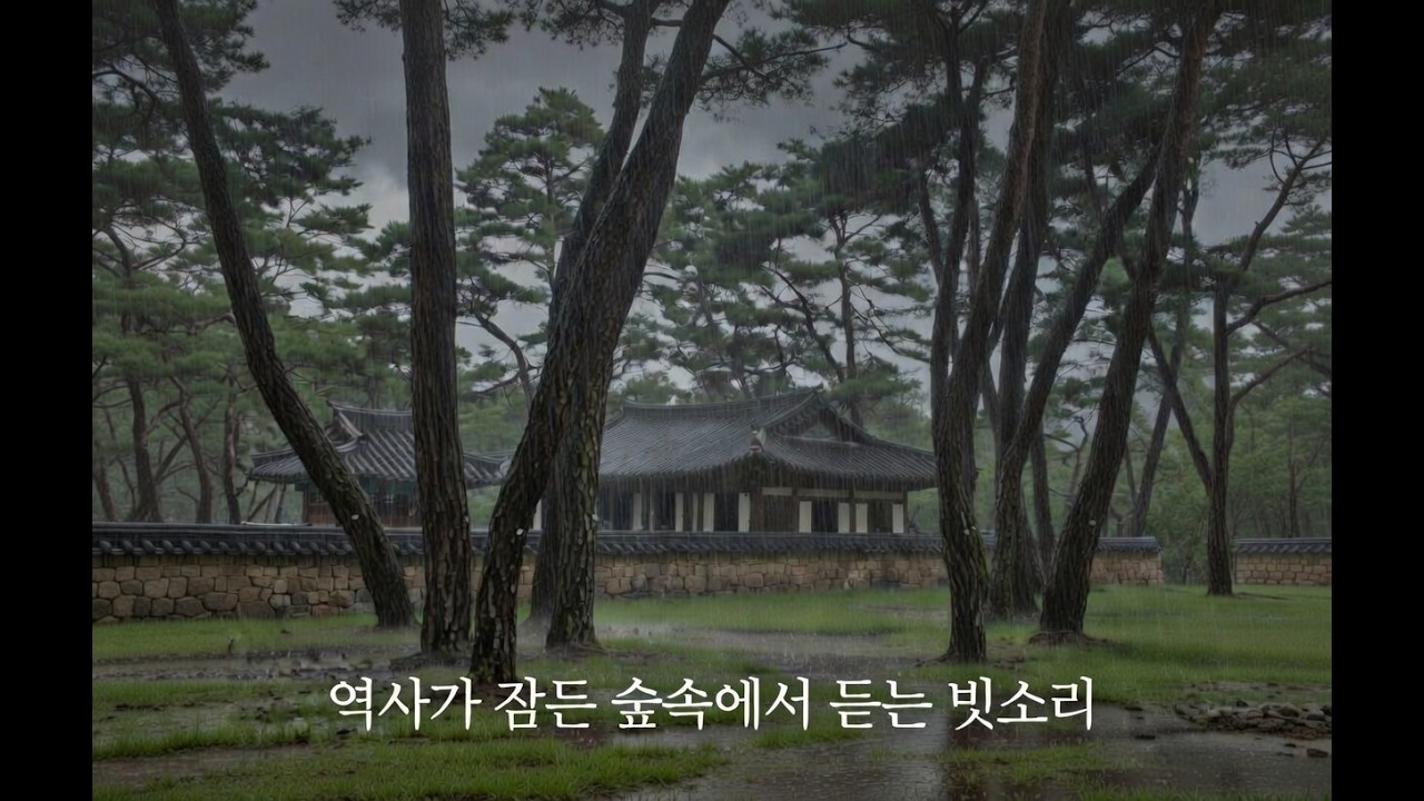 역사 속 숲길, 청령포의 빗소리 힐링 ASMR